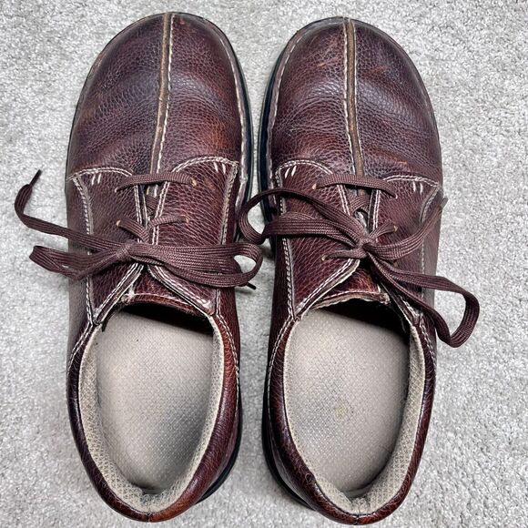 Dr. Doc Martens Ripley Leather Oxford Shoes Mens 11 Brown Split Toe Lace Up main image 8